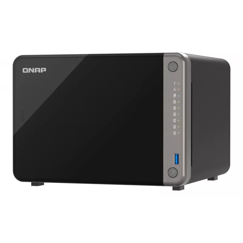 QNAP TS-AI642-8G NAS / saugojimo serveris Bokštinis ARM Cortex-A76 8 GB Juoda