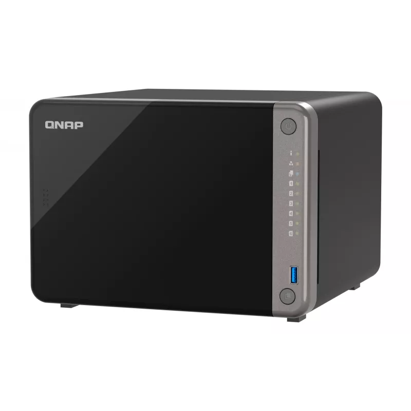 QNAP TS-AI642-8G NAS / saugojimo serveris Bokštinis ARM Cortex-A76 8 GB Juoda