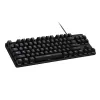 Mechaninė žaidimų klaviatūra Logitech G G413 TKL SE Tenkeyless USB LED Juoda