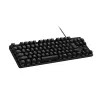 Mechaninė žaidimų klaviatūra Logitech G G413 TKL SE Tenkeyless USB LED Juoda