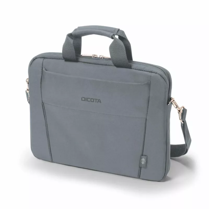 DICOTA Eco plonas Case Base – 11–12,5 col. nešiojamojo kompiuterio dėklas – pilkas / 300d RPET poliesteris