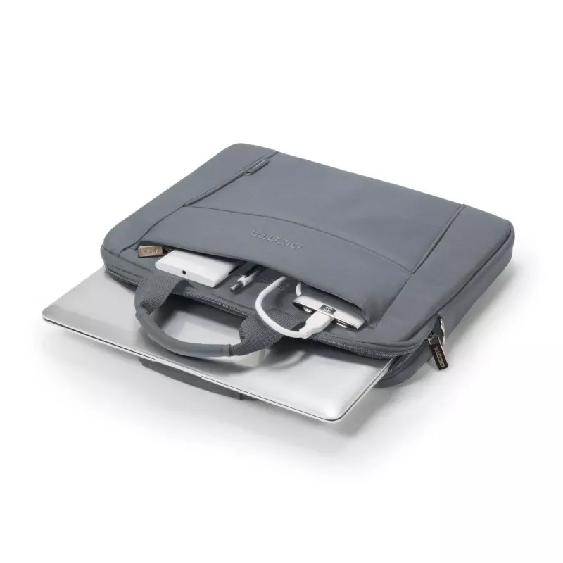 DICOTA Eco plonas Case Base – 11–12,5 col. nešiojamojo kompiuterio dėklas – pilkas / 300d RPET poliesteris
