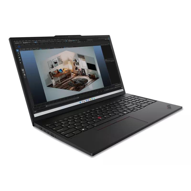 Lenovo ThinkPad P16s Gen 3 (Intel) Intel Core Ultra 7 155H mobilioji darbo stotis 40,6 cm (16 colių) WUXGA 32 GB DDR5-SDRAM 1 TB SSD Wi-Fi 6E (802.11ax) Windows 11 Pro German juoda