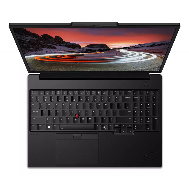 Lenovo ThinkPad P16s Gen 3 (Intel) Intel Core Ultra 7 155H mobilioji darbo stotis 40,6 cm (16 colių) WUXGA 32 GB DDR5-SDRAM 1 TB SSD Wi-Fi 6E (802.11ax) Windows 11 Pro German juoda