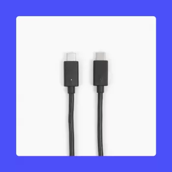 Owl Labs USB C laidas, USB C patinas - USB C patinas, skirtas Meeting Owl 3 (16 pėdų / 4,87 m) USB laidas juodas