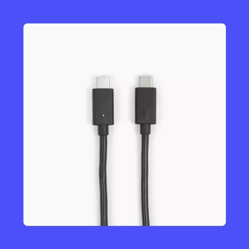 Owl Labs USB C laidas, USB C patinas - USB C patinas, skirtas Meeting Owl 3 (16 pėdų / 4,87 m) USB laidas juodas