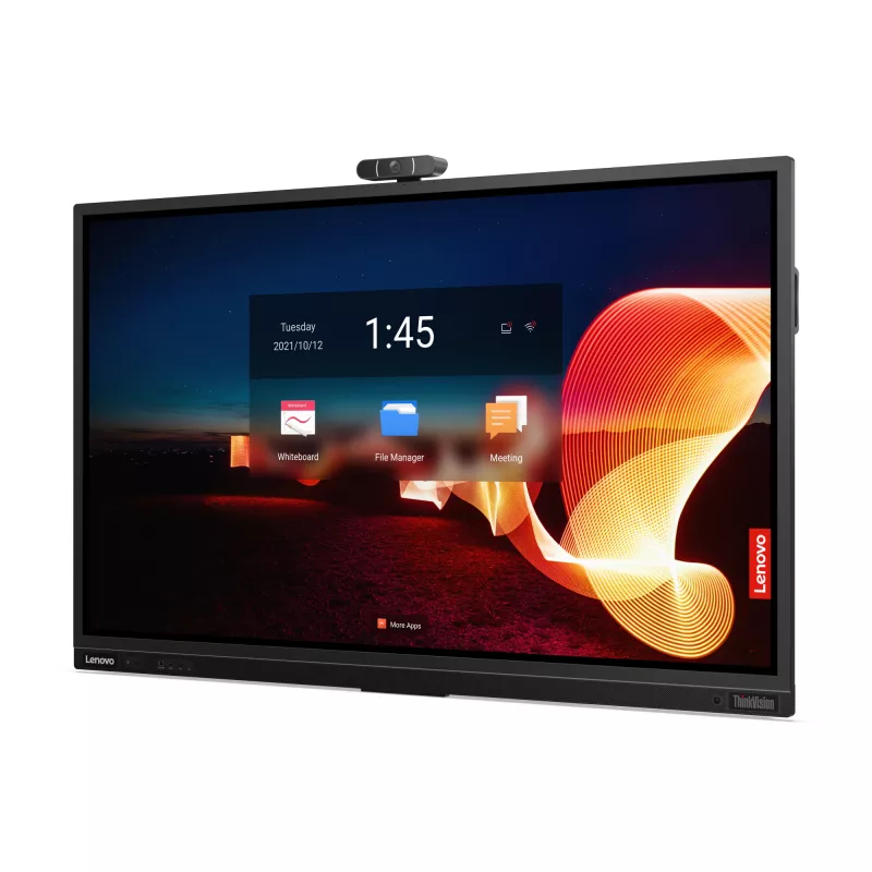 Lenovo ThinkVision T75 kompiuterio monitorius 190,5 cm (75 colių) 3840 x 2160 pikselių 4K Ultra HD LED liečiamas juodas