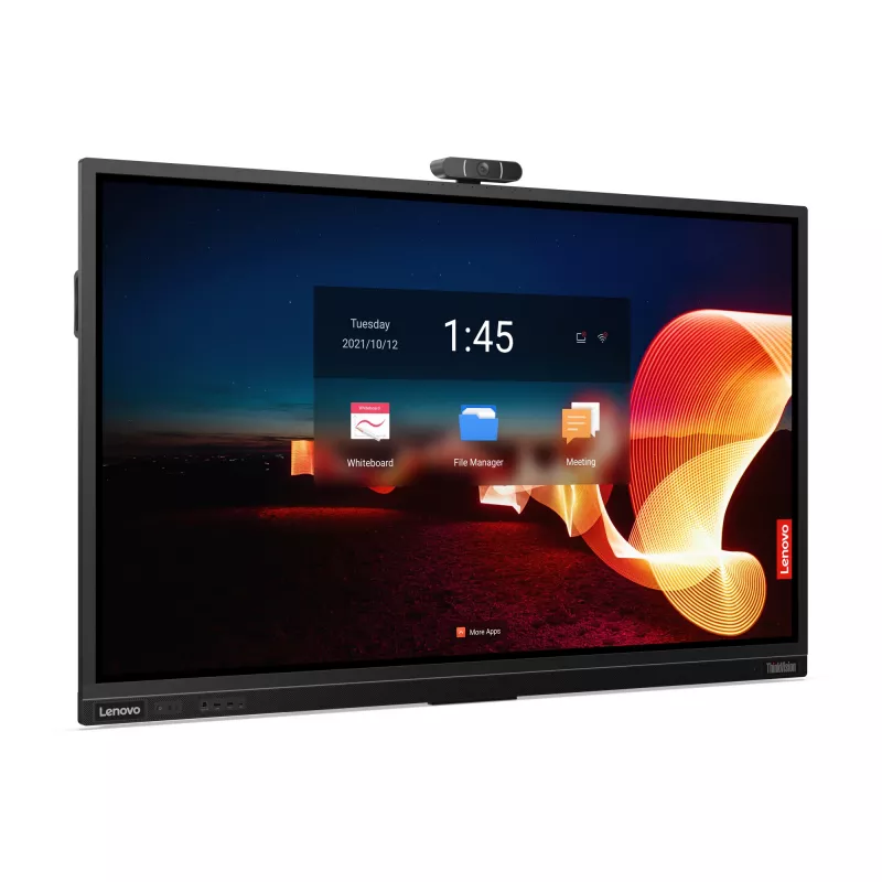 Lenovo ThinkVision T75 kompiuterio monitorius 190,5 cm (75 colių) 3840 x 2160 pikselių 4K Ultra HD LED liečiamas juodas