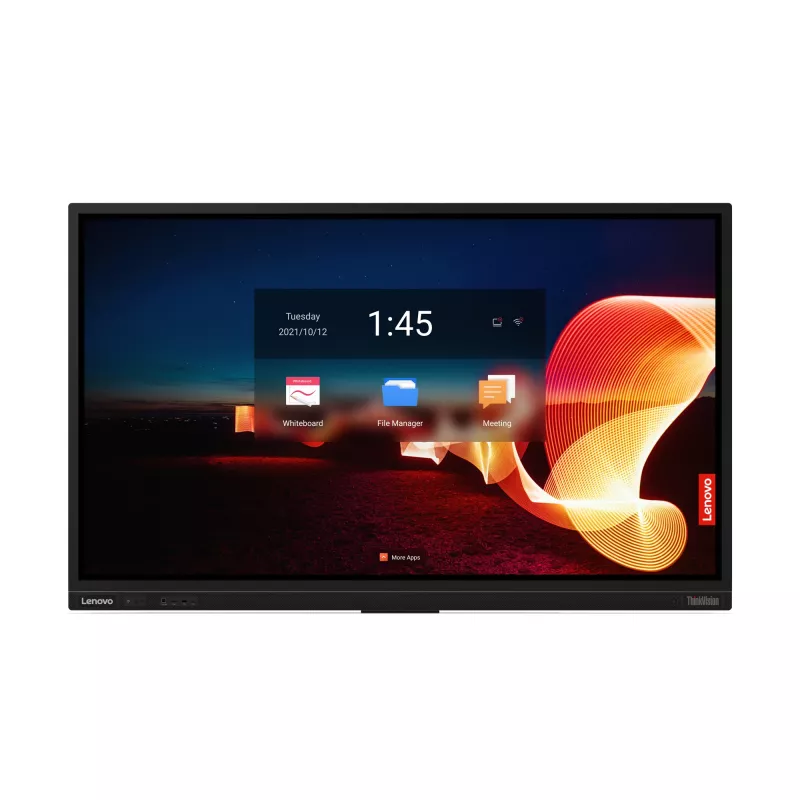 Lenovo ThinkVision T75 kompiuterio monitorius 190,5 cm (75 colių) 3840 x 2160 pikselių 4K Ultra HD LED liečiamas juodas