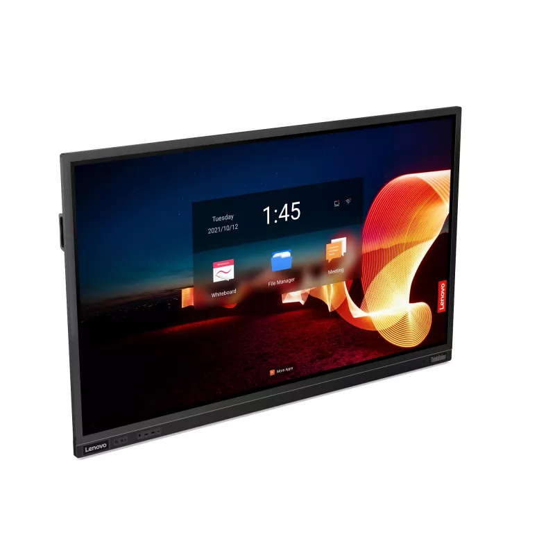 Lenovo ThinkVision T75 kompiuterio monitorius 190,5 cm (75 colių) 3840 x 2160 pikselių 4K Ultra HD LED liečiamas juodas