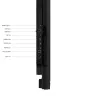 Lenovo ThinkVision T75 kompiuterio monitorius 190,5 cm (75 colių) 3840 x 2160 pikselių 4K Ultra HD LED liečiamas juodas