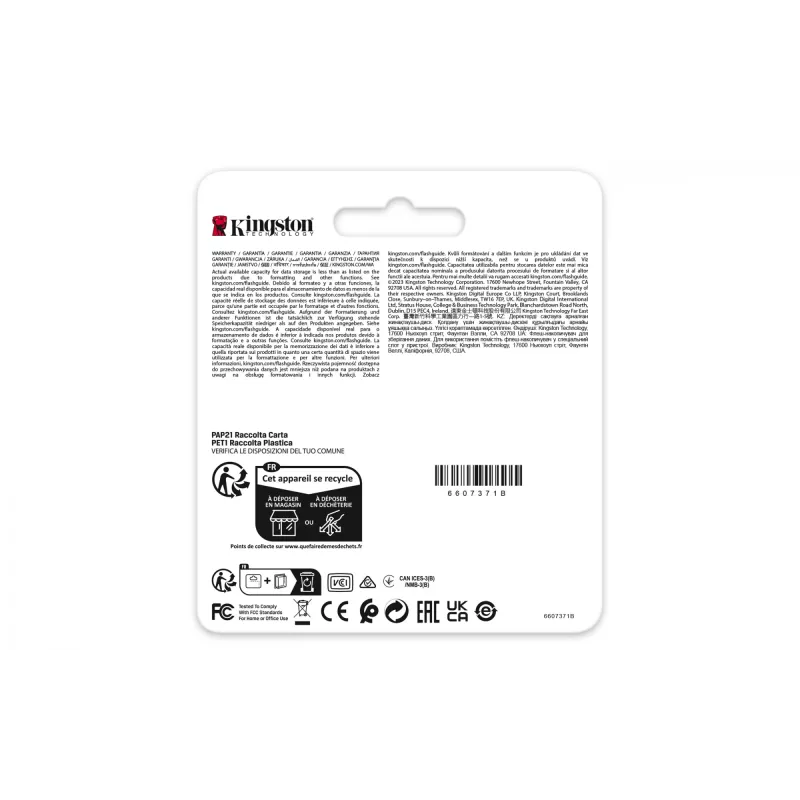 Flash atminties kortelė Kingston Technology 32GB SDHC UHS-I Industrial pSLC