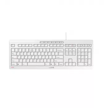 Contour Design STREAM klaviatūra, skirta biurui, USB, QWERTY, JAV anglų k., balta