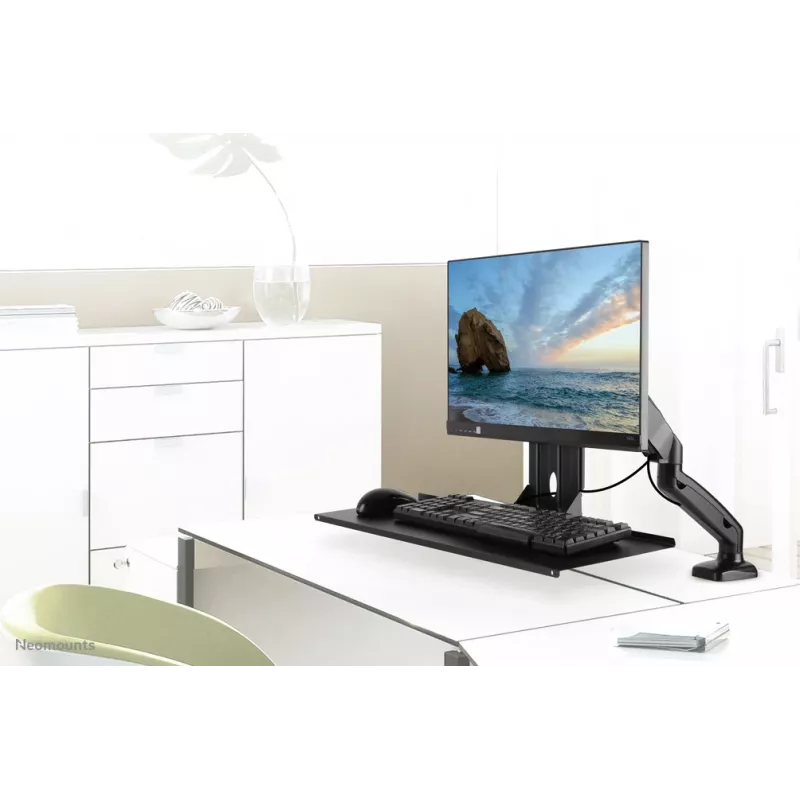 Neomounts KEYB-V200Juoda klaviatūros/pelės lentyna VESA montavimui - plotis 65 cm