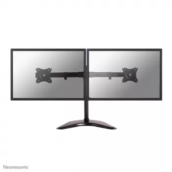 Neomounts NM-D335DBLACK Monitor stovas 10-27 colių, Spaustuvas/Laisvai pastatomas/Prakišamas, 8 kg, 25,4 cm (10 colių), 68,6 cm (27 coliai), 100 x 100 mm, Juoda