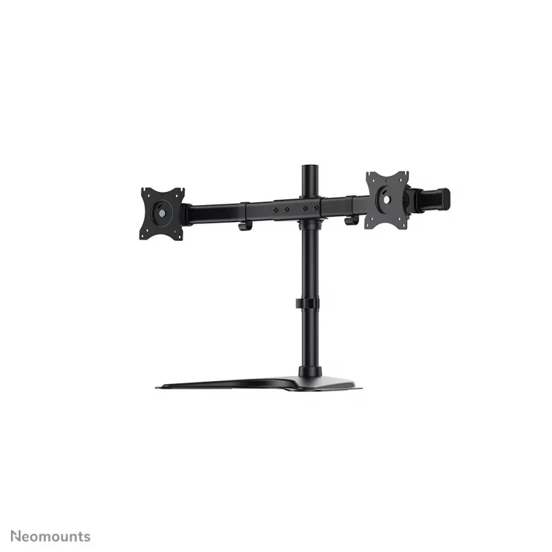 Neomounts NM-D335DBLACK Monitor stovas 10-27 colių, Spaustuvas/Laisvai pastatomas/Prakišamas, 8 kg, 25,4 cm (10 colių), 68,6 cm (27 coliai), 100 x 100 mm, Juoda