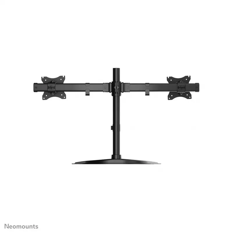Neomounts NM-D335DBLACK Monitor stovas 10-27 colių, Spaustuvas/Laisvai pastatomas/Prakišamas, 8 kg, 25,4 cm (10 colių), 68,6 cm (27 coliai), 100 x 100 mm, Juoda