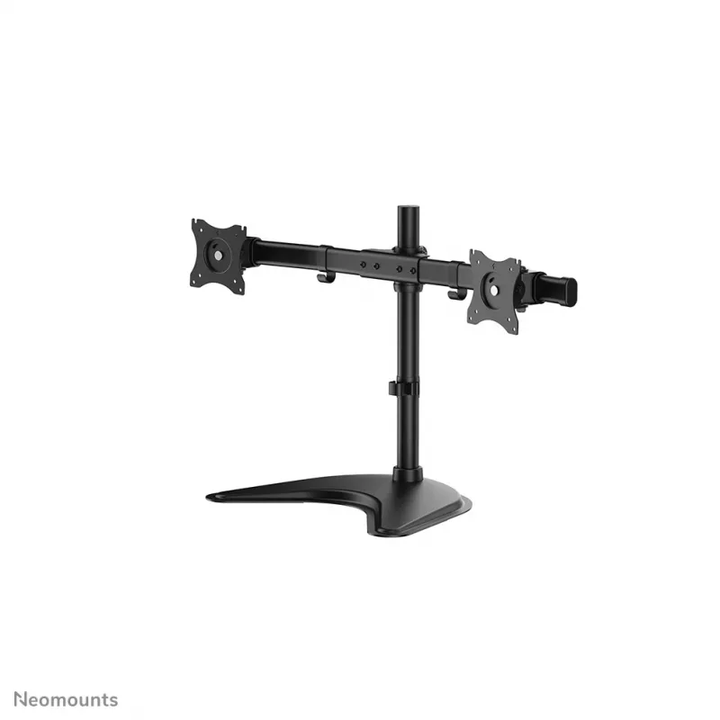 Neomounts NM-D335DBLACK Monitor stovas 10-27 colių, Spaustuvas/Laisvai pastatomas/Prakišamas, 8 kg, 25,4 cm (10 colių), 68,6 cm (27 coliai), 100 x 100 mm, Juoda