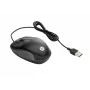 HP USB Travel Mouse, ambidekstrinė, optinė, USB Type-A, 1000 DPI, juoda
