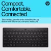 Kompaktiška belaidė Bluetooth klaviatūra HP 355 — mechaniniai klavišai, juoda, 0,34 kg