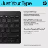 Kompaktiška belaidė Bluetooth klaviatūra HP 355 — mechaniniai klavišai, juoda, 0,34 kg