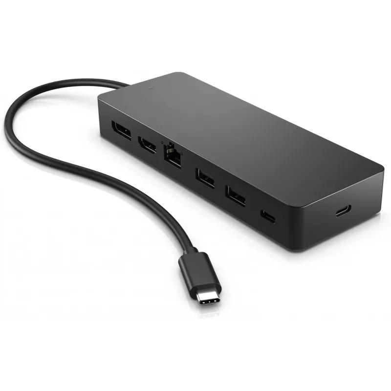 HP Universal USB-C Multiport Hub USB 3.2 Gen 1 Type-C juoda
