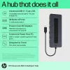 HP Universal USB-C Multiport Hub USB 3.2 Gen 1 Type-C juoda