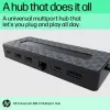 HP Universal USB-C Multiport Hub USB 3.2 Gen 1 Type-C juoda
