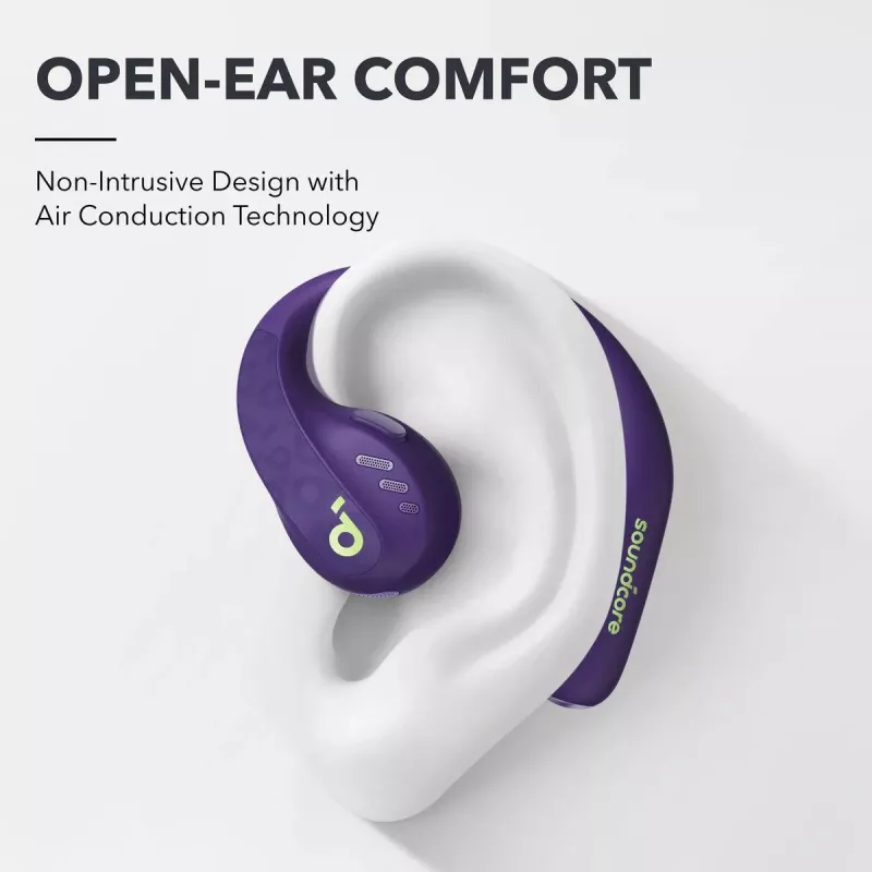ANKER ausinės - Soundcore Aerofit Pro - Electrinė violetinė