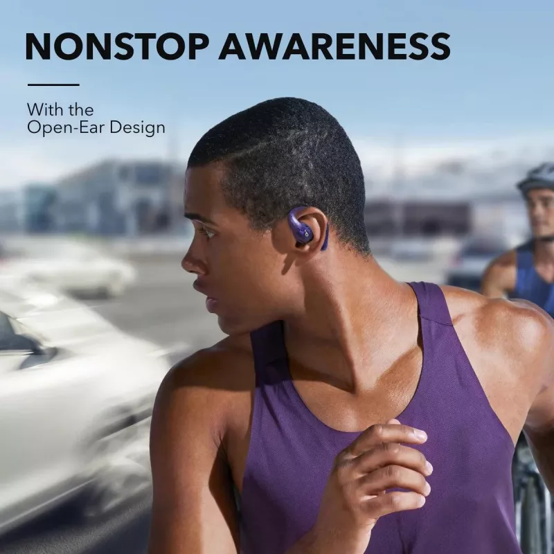 ANKER ausinės - Soundcore Aerofit Pro - Electrinė violetinė