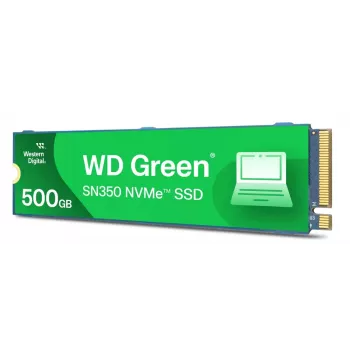 WESTERN DIGITAL SSD – WD Green SN350 – 500 GB – PCIe Gen3 x4 – M.2 2280 – TLC