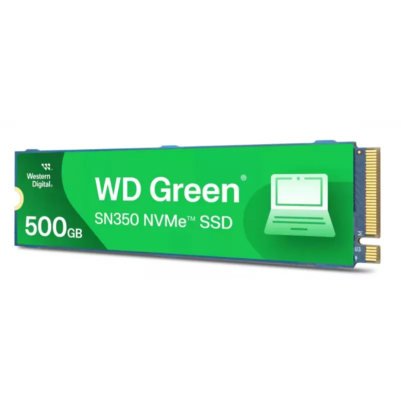WESTERN DIGITAL SSD – WD Green SN350 – 500 GB – PCIe Gen3 x4 – M.2 2280 – TLC