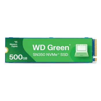 WESTERN DIGITAL SSD – WD Green SN350 – 500 GB – PCIe Gen3 x4 – M.2 2280 – TLC