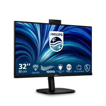 Philips 3000 serijos 32B2U3601H/00 kompiuterio monitorius 80 cm (31,5 col.) 2560 x 1440 pikselių Quad HD LCD juodas