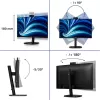 Philips 3000 serijos 32B2U3601H/00 kompiuterio monitorius 80 cm (31,5 col.) 2560 x 1440 pikselių Quad HD LCD juodas