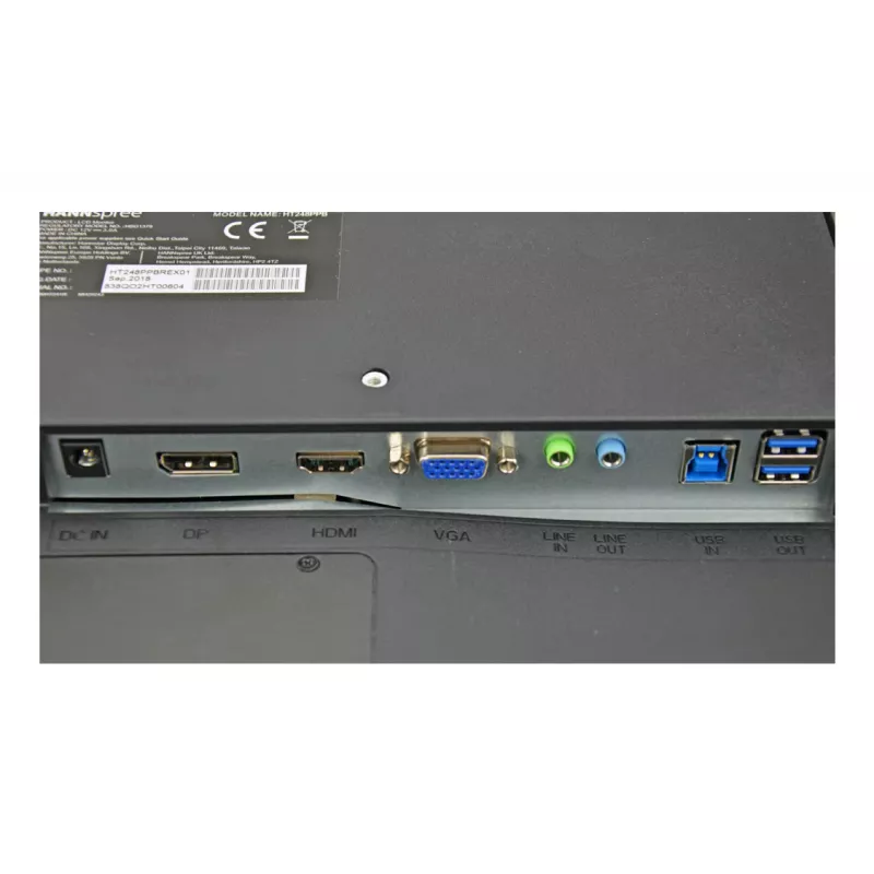 Hannspree HT 248 PPB kompiuterio monitorius 60,5 cm (23,8 colio) 1920 x 1080 pikselių Full HD LCD Touchscreen stalinis juodas