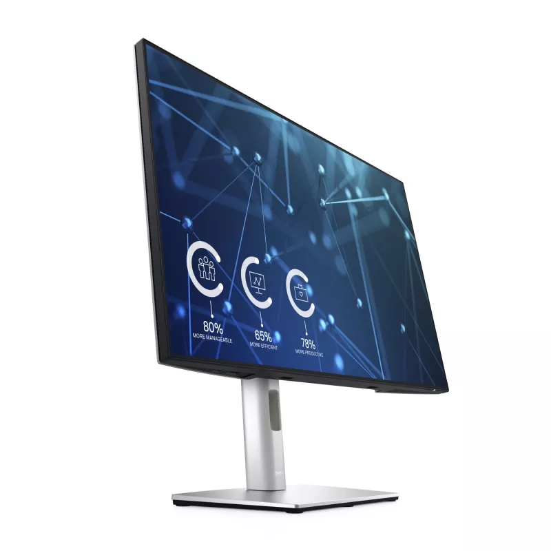 DELL UltraSharp U2421E kompiuterio monitorius 61,2 cm (24,1 colio) 1920 x 1200 pikselių WUXGA LCD sidabrinis