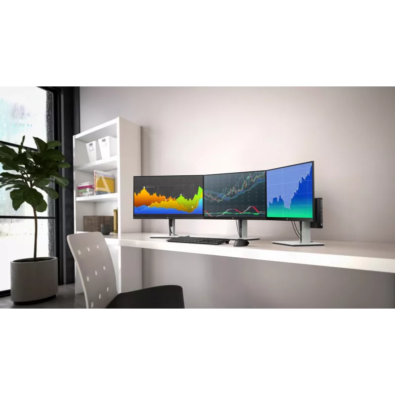 HP E-Series E24 G4 FHD Monitorius, 60,5 cm (23,8 colio), 1920 x 1080 pikselių, Full HD, LCD, 5 ms, juoda