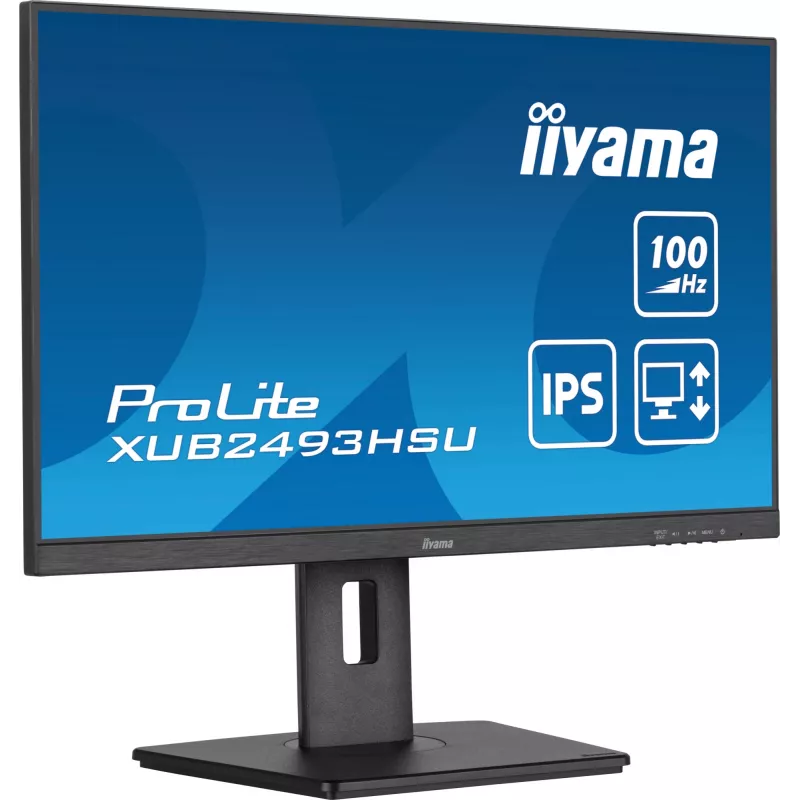 iiyama ProLite XUB2493HSU-B6 kompiuterio monitorius 60,5 cm (23,8 colio) 1920 x 1080 pikselių Full HD LED juodas