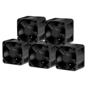 ARCTIC S4028-6K - 40 mm serverio ventiliatorius, Ventiliatorius, 4 cm, 250 RPM, 6000 RPM, 12,06 m³/h, Juoda