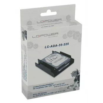 LC-POWER HDD adapteris 2x 2,5 col. į 3,5 col., juodas - Lc-d-35-225