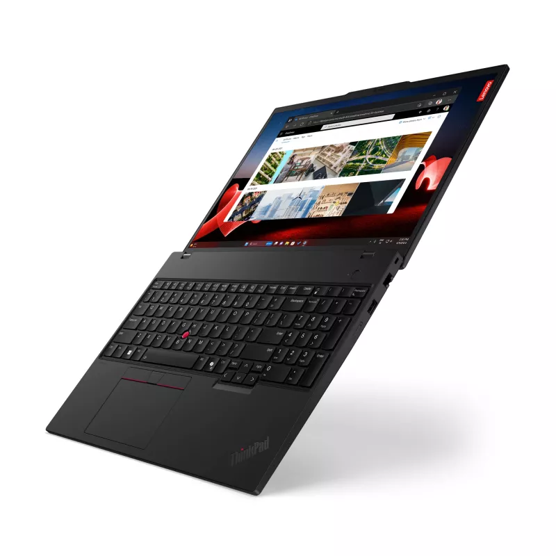 Lenovo ThinkPad T16 Gen 3 Intel Core Ultra 5 125U nešiojamas kompiuteris 40,6 cm (16 colių) WUXGA 16 GB DDR5-SDRAM 512 GB SSD Wi-Fi 6E (802.11ax) Windows 11 Pro juoda
