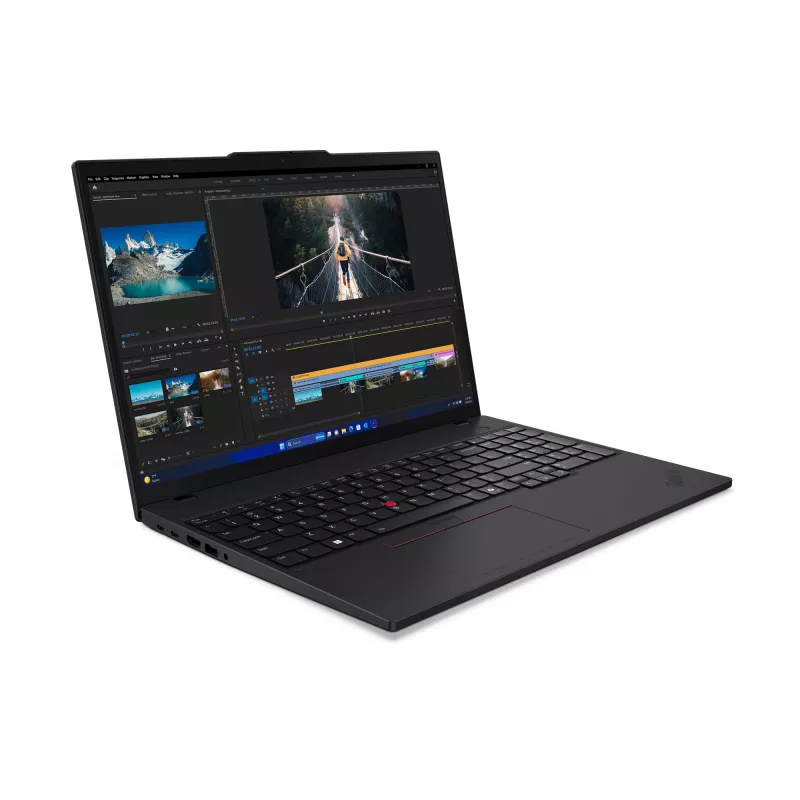 Lenovo ThinkPad T16 Gen 3 Intel Core Ultra 5 125U nešiojamas kompiuteris 40,6 cm (16 colių) WUXGA 16 GB DDR5-SDRAM 512 GB SSD Wi-Fi 6E (802.11ax) Windows 11 Pro juoda