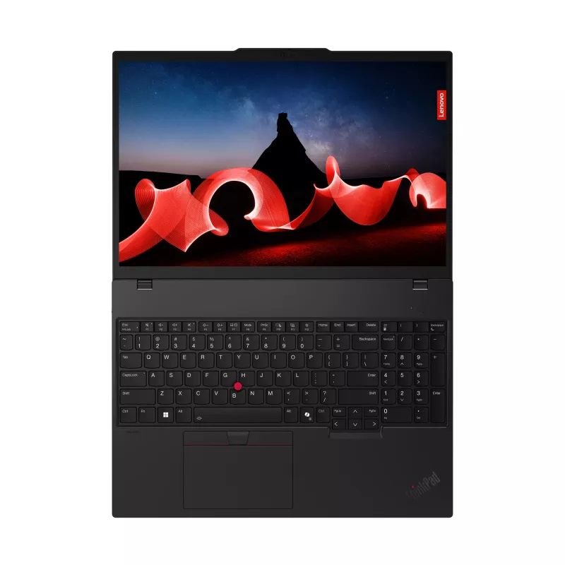 Lenovo ThinkPad T16 Gen 3 Intel Core Ultra 5 125U nešiojamas kompiuteris 40,6 cm (16 colių) WUXGA 16 GB DDR5-SDRAM 512 GB SSD Wi-Fi 6E (802.11ax) Windows 11 Pro juoda