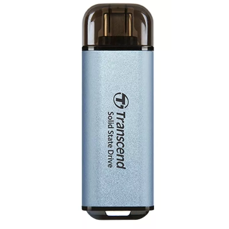 TRANSCEND Esd300c - 1TB nešiojamasis SSD - USB Type-C - 3D NAND „Flash“ atmintis - dangaus mėlynumo