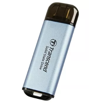 TRANSCEND Esd300c - 1TB nešiojamasis SSD - USB Type-C - 3D NAND „Flash“ atmintis - dangaus mėlynumo