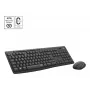 LOGITECH MK295 tylus belaidis klaviatūros ir pelės rinkinys - grafitas - Qwertz Šveicarija/Liuksemburgas