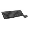 LOGITECH MK295 tylus belaidis klaviatūros ir pelės rinkinys - grafitas - Qwertz Šveicarija/Liuksemburgas