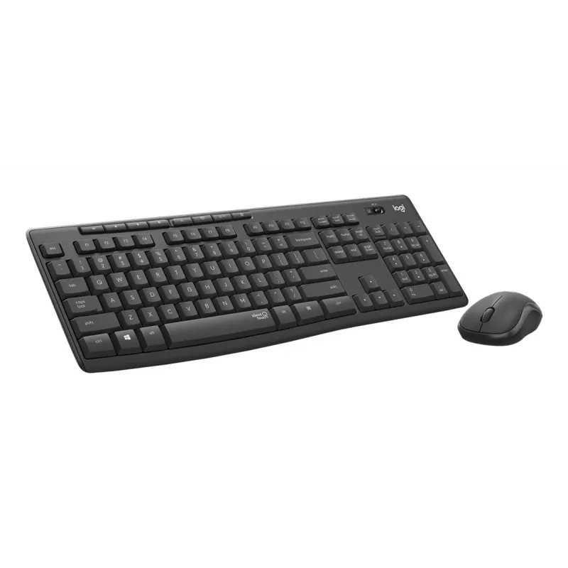 LOGITECH MK295 tylus belaidis klaviatūros ir pelės rinkinys - grafitas - Qwertz Šveicarija/Liuksemburgas