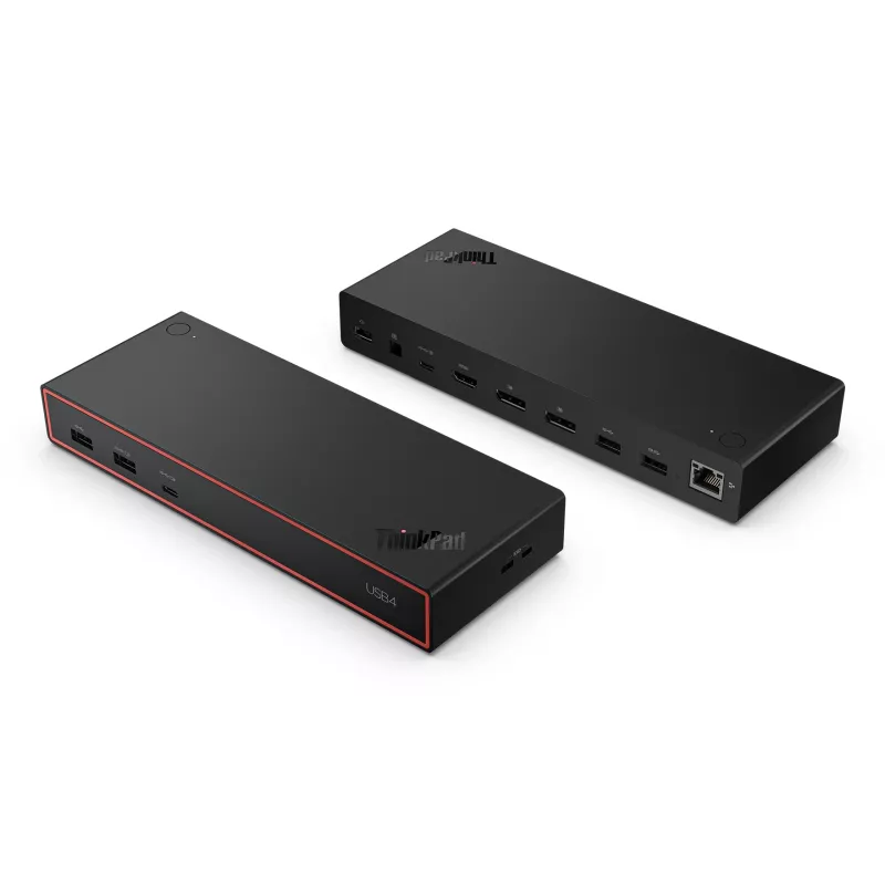 Lenovo ThinkPad USB4 Dock 5000 Laidinė Thunderbolt 4 Juoda